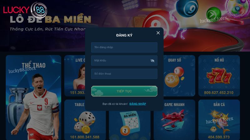 Chi tiết cách thức đăng ký Lucky88 cho newbie