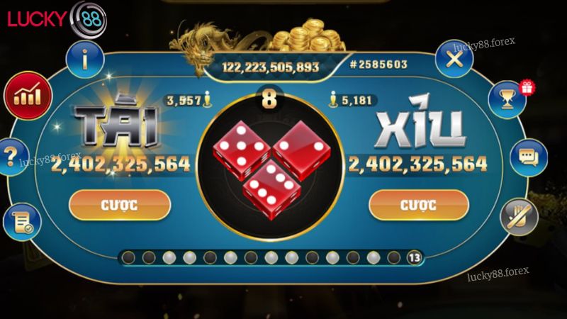 Luật chơi Tài Xỉu cơ bản tại Lucky88