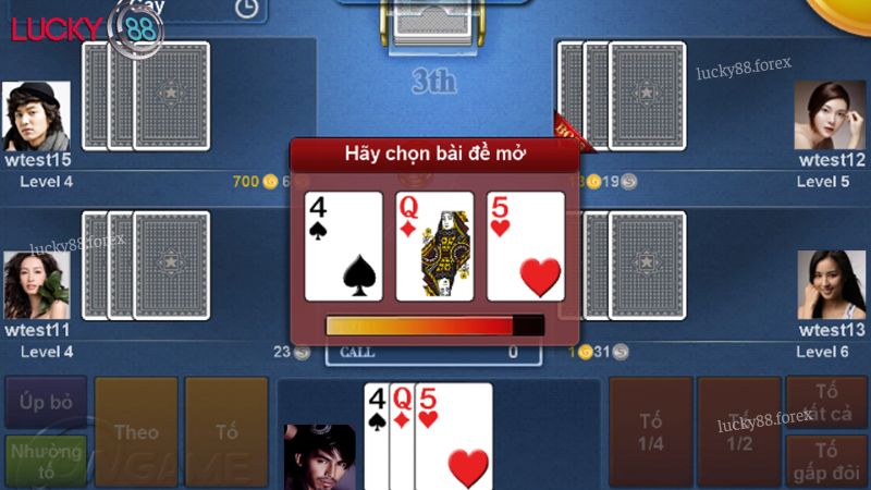 Thông tin luật chơi Xì tố cơ bản tại Lucky88